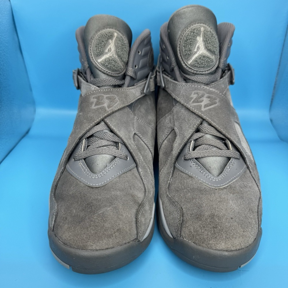 Air Jordan 8 Retro "Cool Grey" –Men's Size 10-305381-014 –Suede Gray Basketball